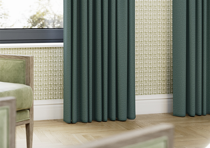 Stamford, Peacock - Made to Measure Curtains - Image 5